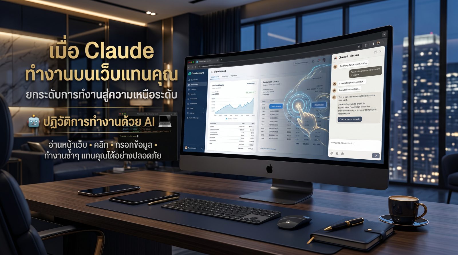 รู้หรือไม่? สั่ง Claude ทำงานแทนเราผ่านหน้าจอ Chrome ได้แล้ว